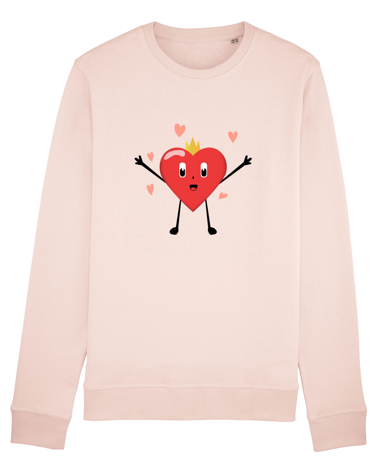 Bluză mânecă lungă Unisex Rise Candy Pink