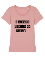 I always finish my proje Tricou mânecă scurtă guler larg fitted Damă Expresser