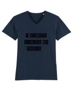 I always finish my proje Tricou mânecă scurtă guler V Bărbat Presenter