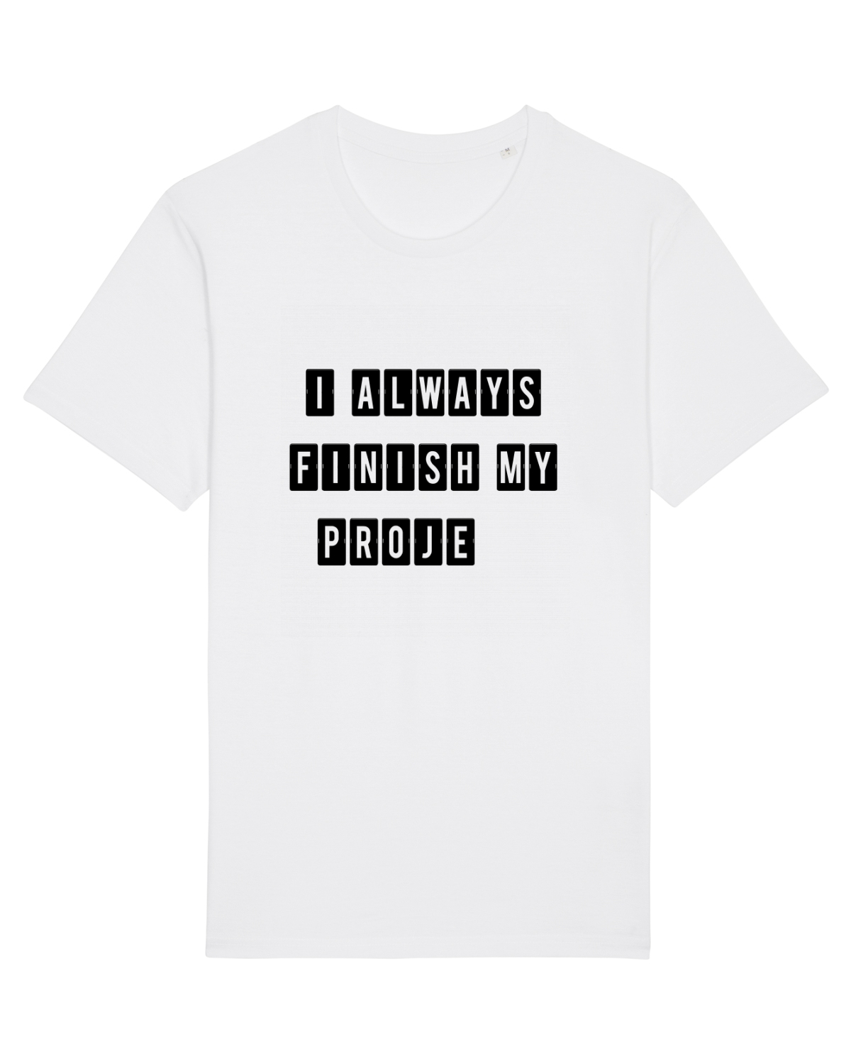 Tricou mânecă scurtă Unisex Rocker White