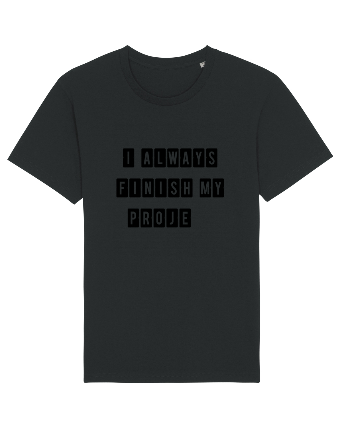 Tricou mânecă scurtă Unisex Rocker Black