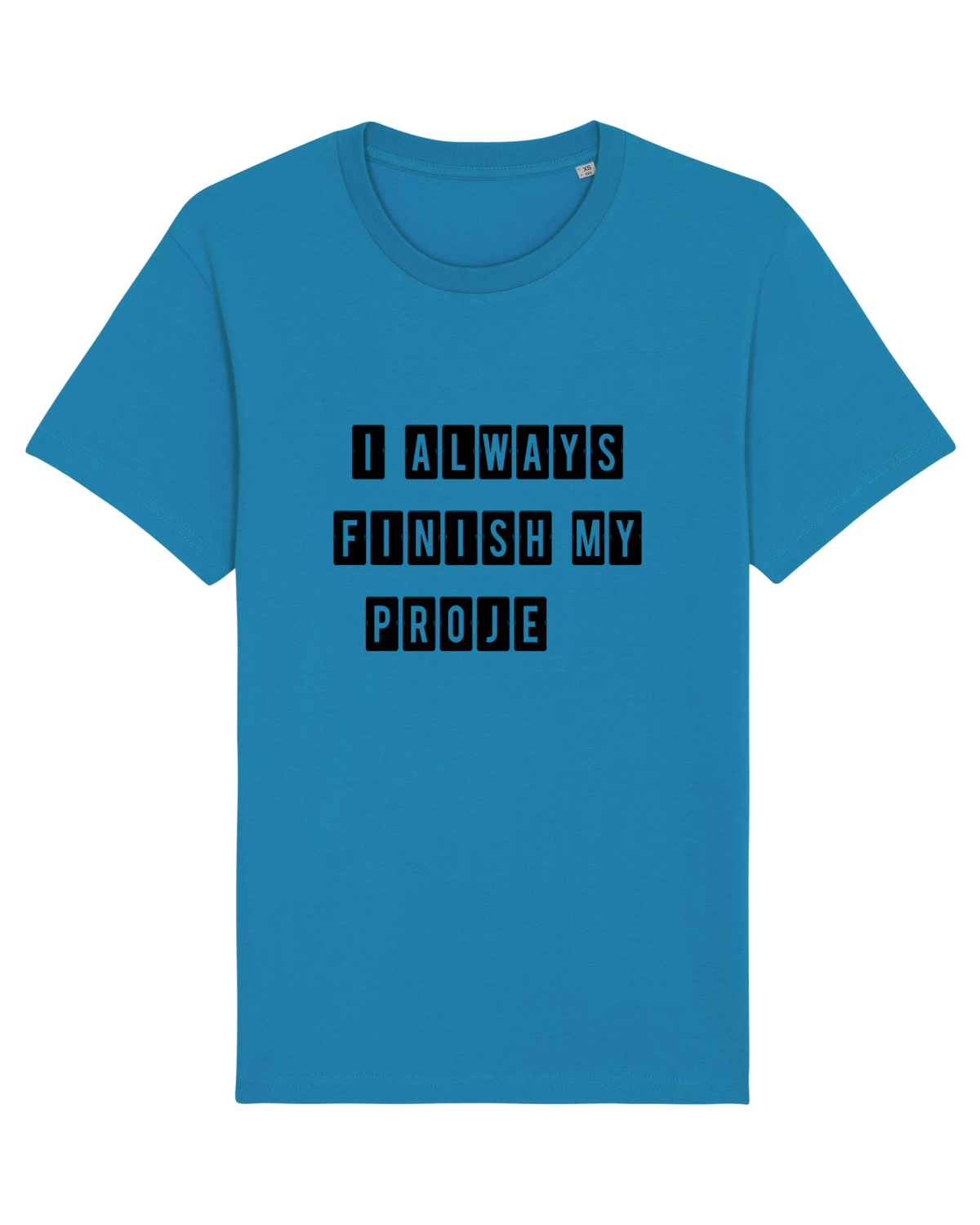 Tricou mânecă scurtă Unisex Rocker Azur