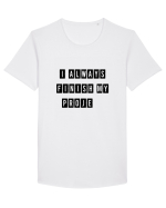 I always finish my proje Tricou mânecă scurtă guler larg Bărbat Skater