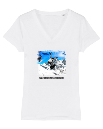 IT`S SNOWBOARDING TIME White