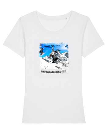 IT`S SNOWBOARDING TIME White