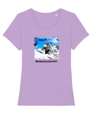 IT`S SNOWBOARDING TIME Lavender Dawn