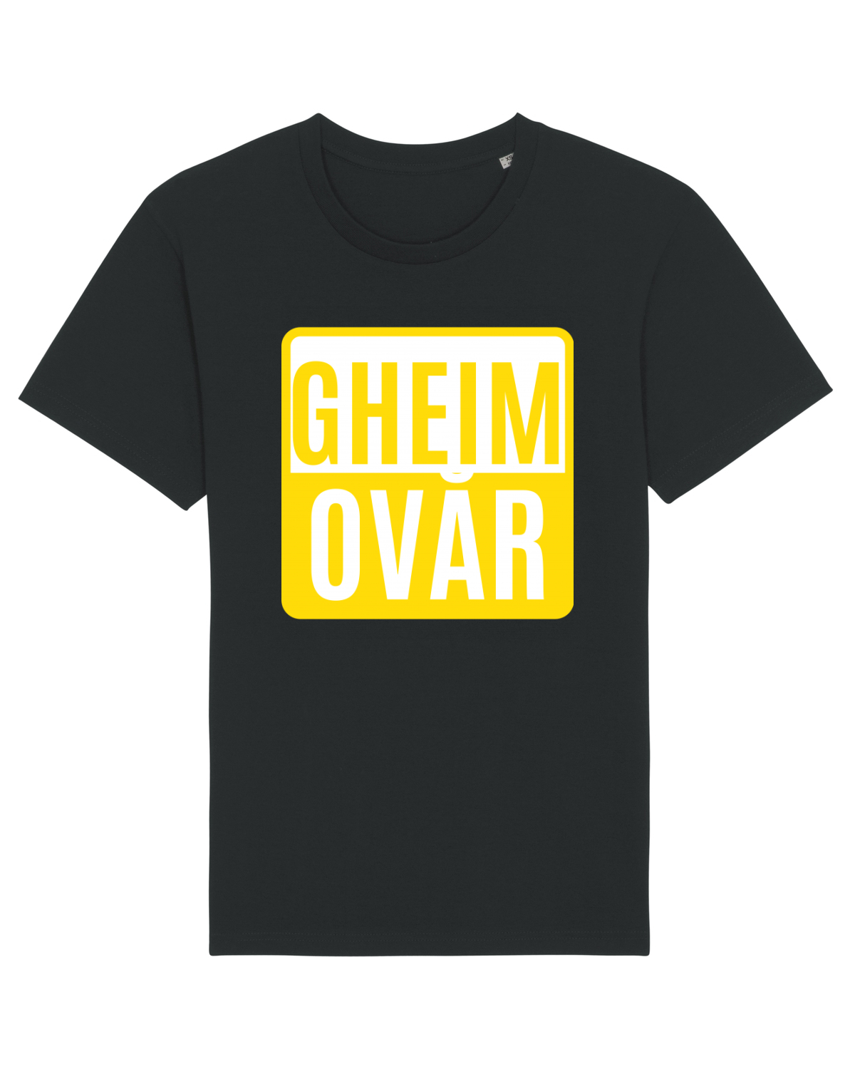 Tricou mânecă scurtă Unisex Rocker Black