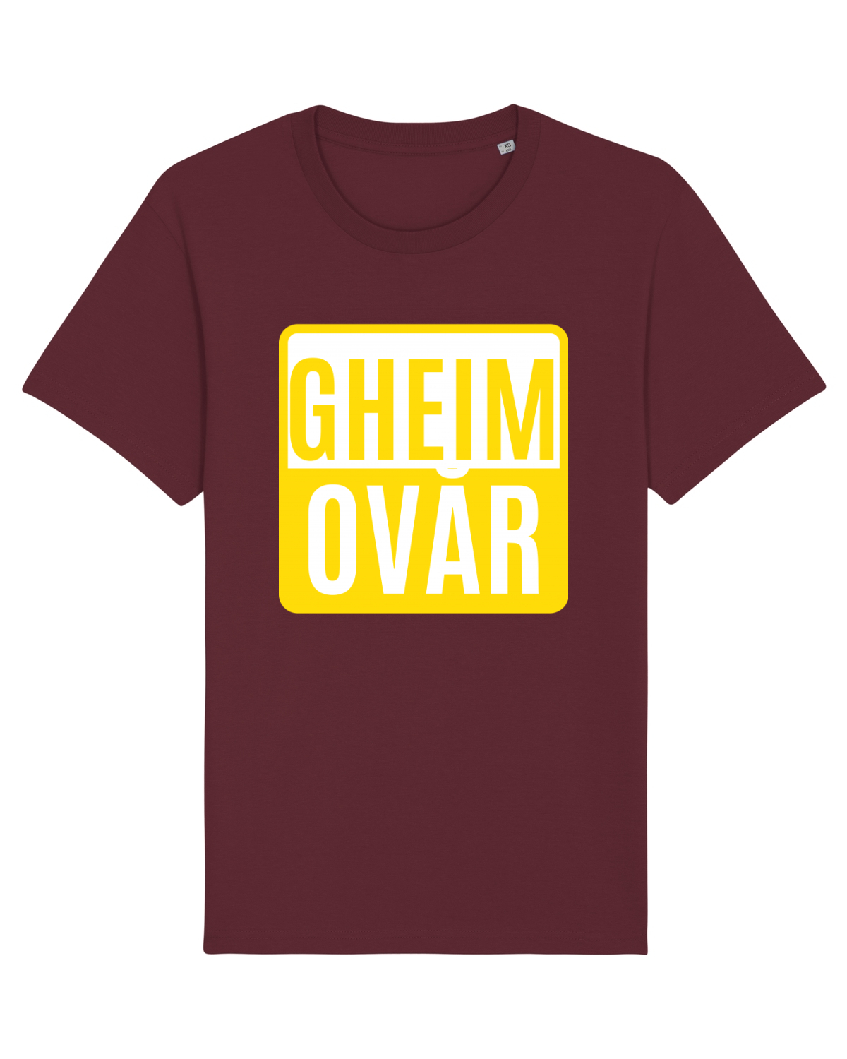 Tricou mânecă scurtă Unisex Rocker Burgundy