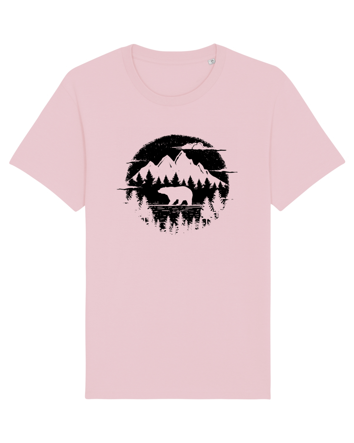 Tricou mânecă scurtă Unisex Rocker Cotton Pink