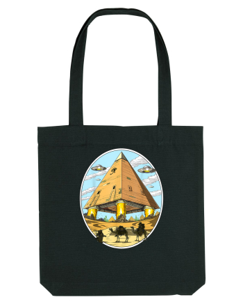 Alien Egyptian Pyramids Black
