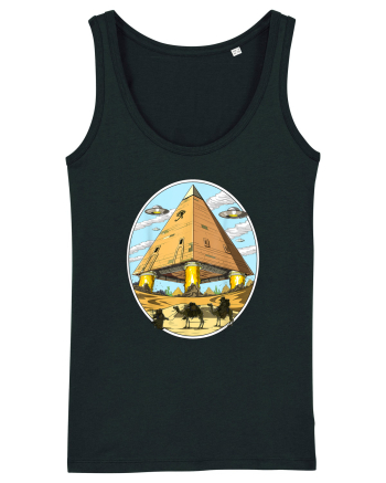Alien Egyptian Pyramids Black