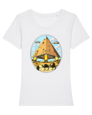 Alien Egyptian Pyramids White