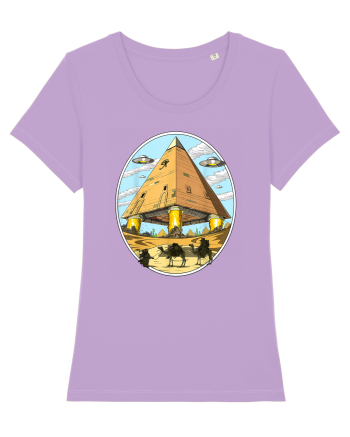 Alien Egyptian Pyramids Lavender Dawn