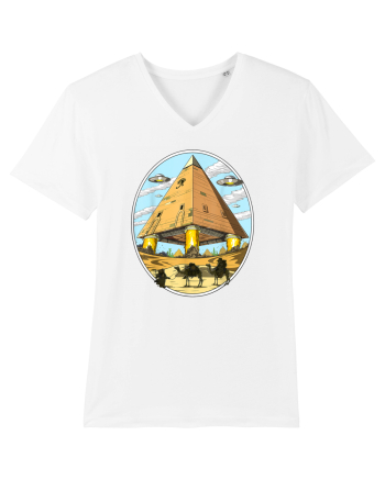 Alien Egyptian Pyramids White
