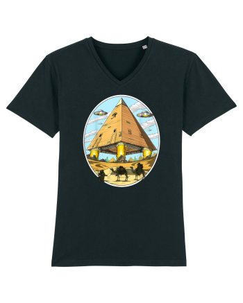 Alien Egyptian Pyramids Black