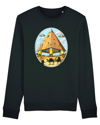 Alien Egyptian Pyramids Black