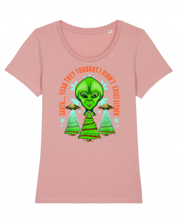 Alien Funny Christmas Tree  Canyon Pink
