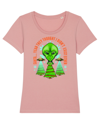 Alien Funny Christmas Tree  Canyon Pink