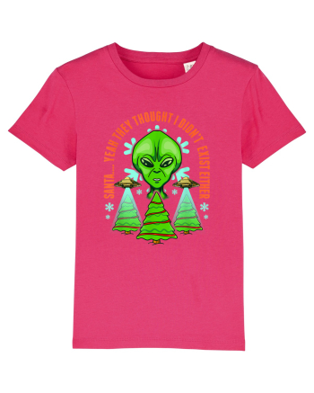 Alien Funny Christmas Tree  Raspberry