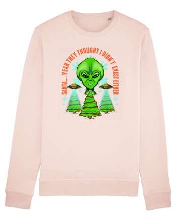 Alien Funny Christmas Tree  Candy Pink