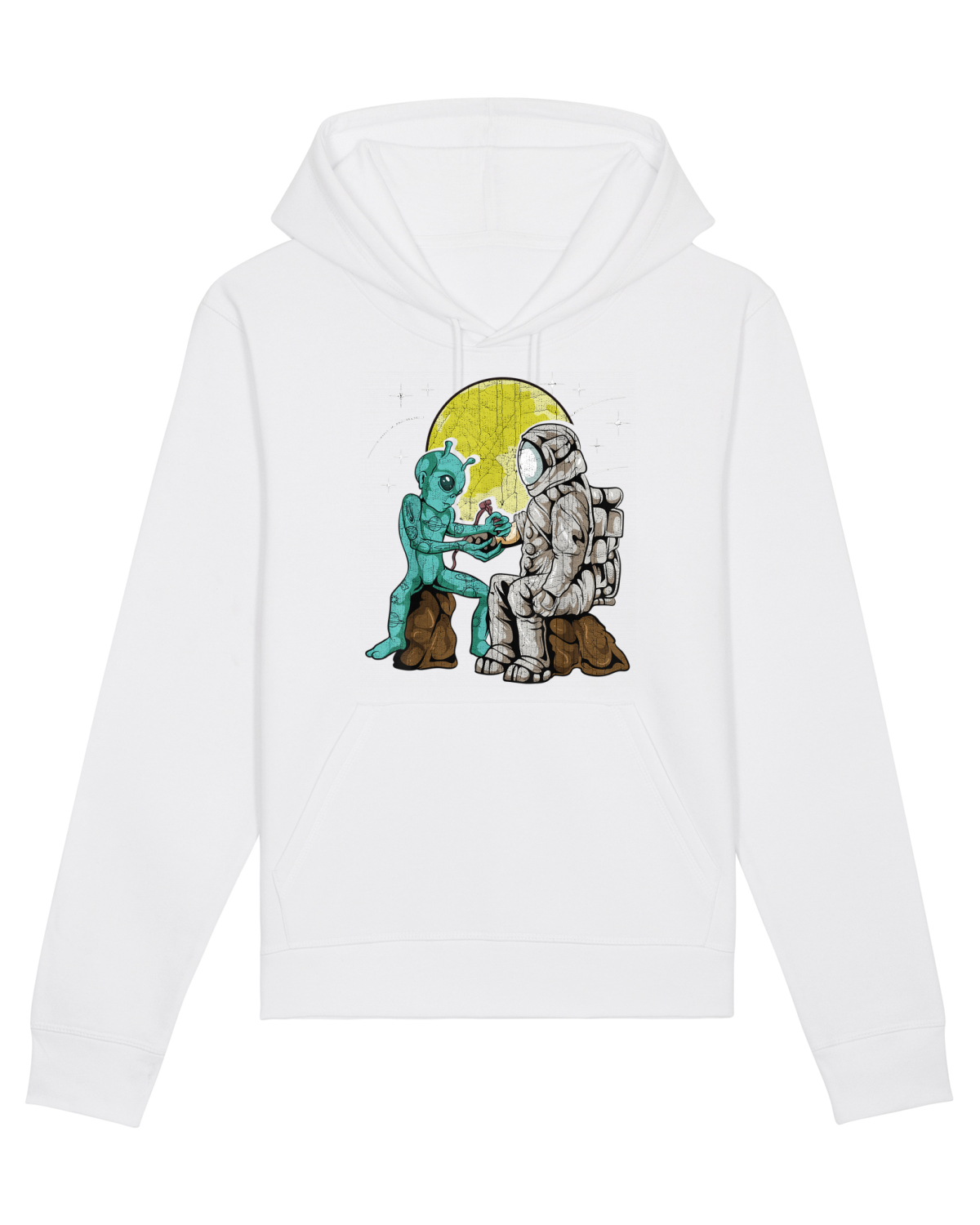 Hanorac Unisex Drummer White