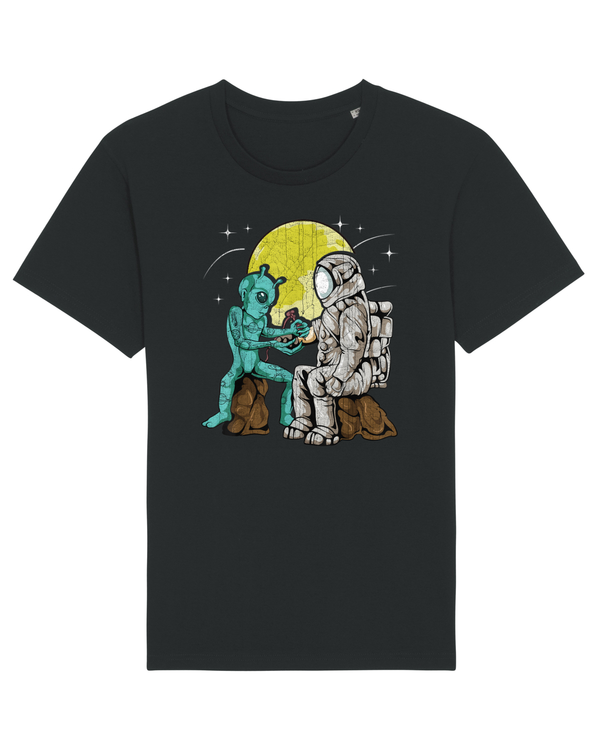 Tricou mânecă scurtă Unisex Rocker Black