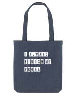 I always finish my proje Sacoșă textilă