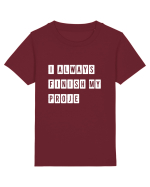I always finish my proje Tricou mânecă scurtă  Copii Mini Creator