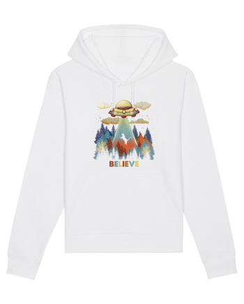 Autumn Cat Alien Abduction White