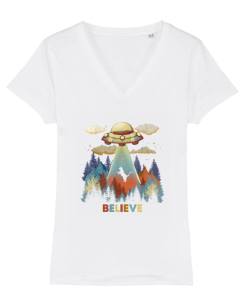 Autumn Cat Alien Abduction White