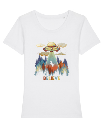 Autumn Cat Alien Abduction White