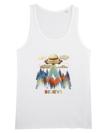 Autumn Cat Alien Abduction White
