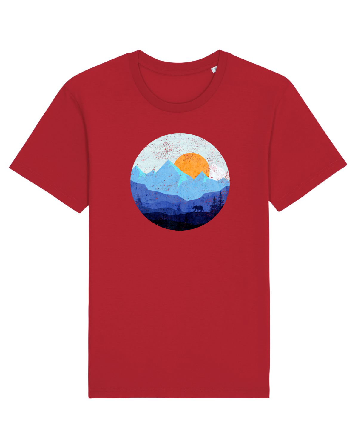 Tricou mânecă scurtă Unisex Rocker Red