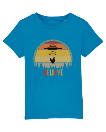 Retro Sunset Chicken Abduction Azur