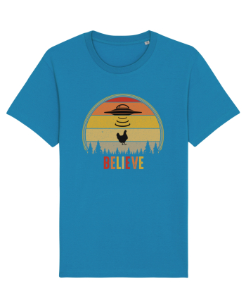 Retro Sunset Chicken Abduction Azur
