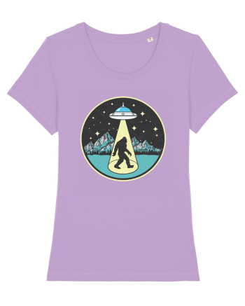 Bigfoot Alien Abduction Lavender Dawn