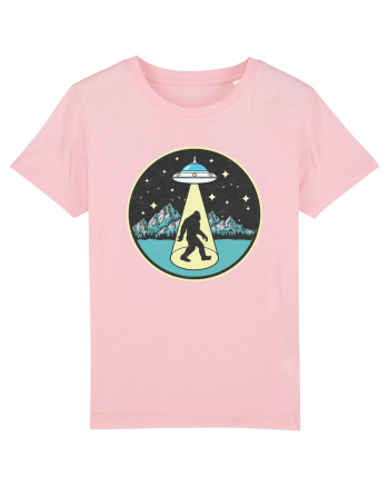 Bigfoot Alien Abduction Cotton Pink