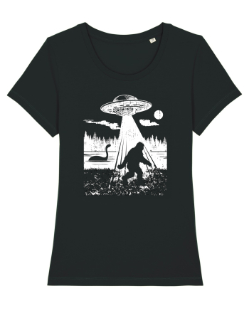 Bigfoot Alien Abduction Lockhness Monster Black
