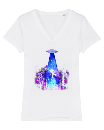 Bigfoot Alien Abduction White