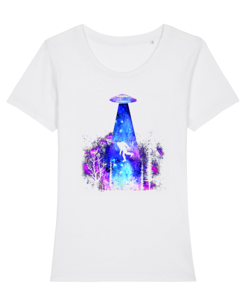 Bigfoot Alien Abduction White