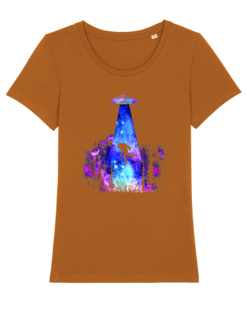 Bigfoot Alien Abduction Roasted Orange