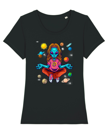  Alien Yoga Lover Black