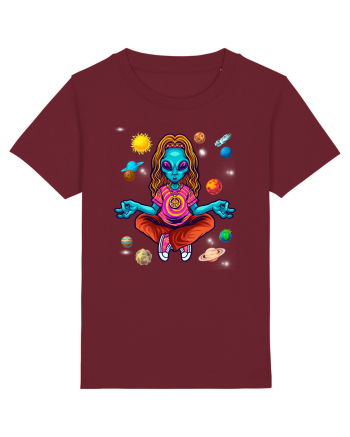  Alien Yoga Lover Burgundy