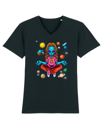  Alien Yoga Lover Black