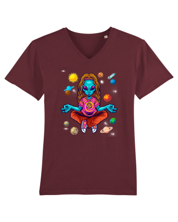  Alien Yoga Lover Burgundy
