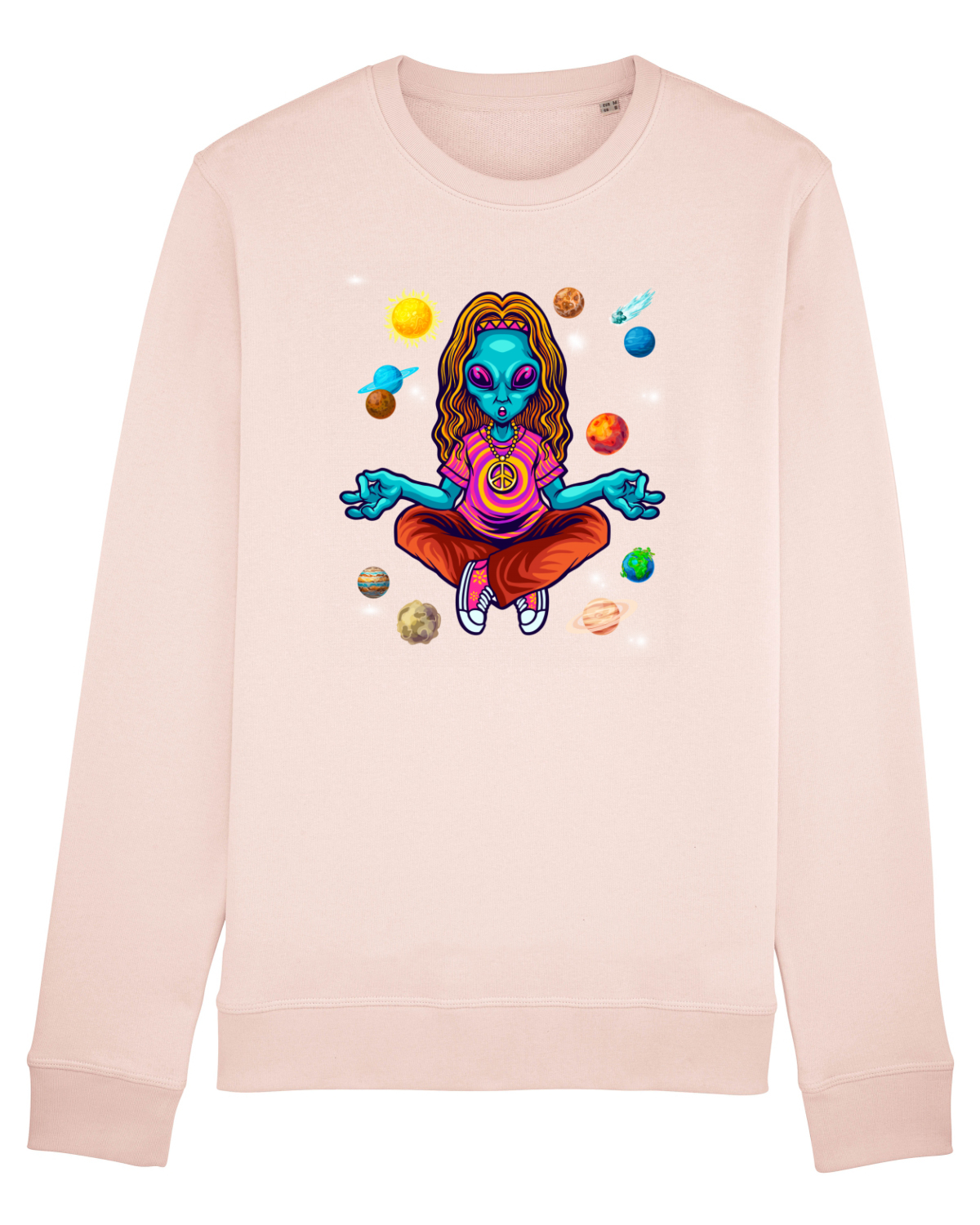 Bluză mânecă lungă Unisex Rise Candy Pink