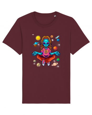  Alien Yoga Lover Burgundy