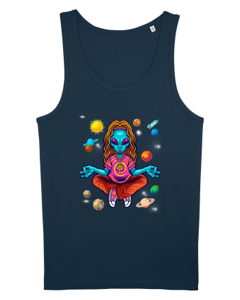  Alien Yoga Lover Navy