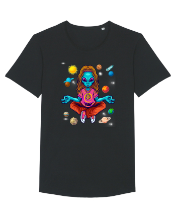  Alien Yoga Lover Black