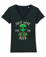 Just Here For The Beer Alien Tricou mânecă scurtă guler V Damă Evoker